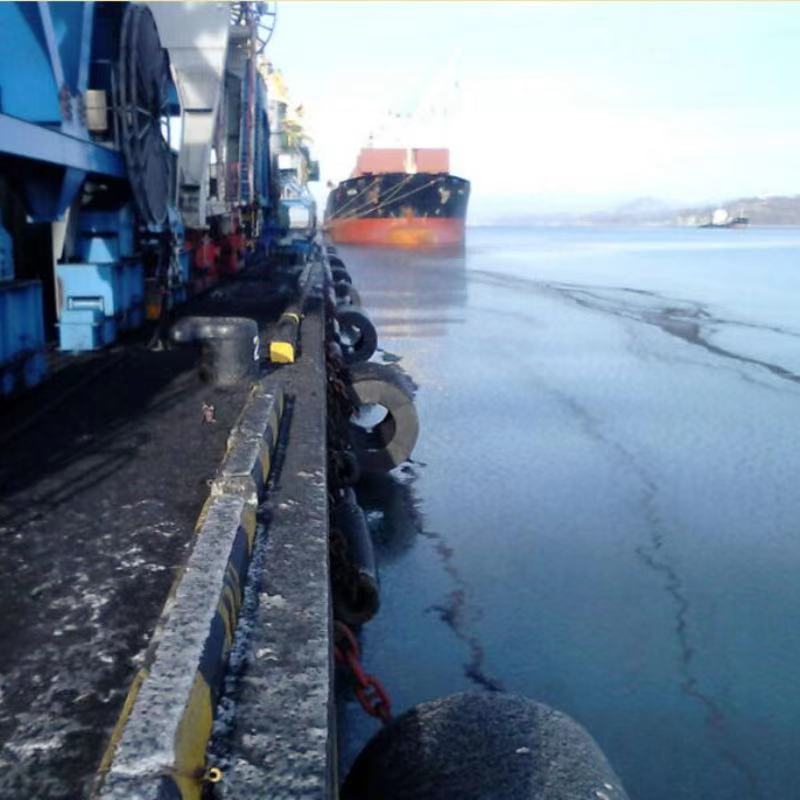 Κυλινδρικός προφυλακτήρας από καουτσούκ θαλάσσιας αποβάθρας για λέμβο αποβάθρας αποβάθρας