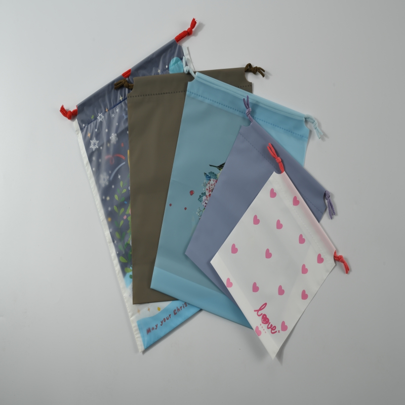 EVA Cartoon Εκτύπωση Cosmetic Bag Drawstring Makeup Bag Women Travel Make Up Shoes Storage Bags