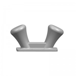 Θαλάσσιος σίδηρος μπολλάρης από χυτοσίδηρο, με προσαρμοσμένο χρωματισμένο χρώμα