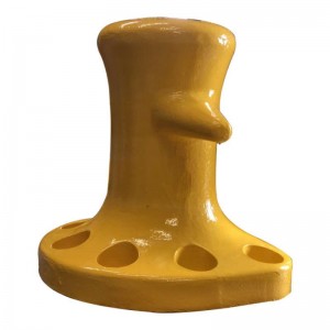 Θαλάσσιος σίδηρος μπολλάρης από χυτοσίδηρο, με προσαρμοσμένο χρωματισμένο χρώμα