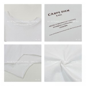 Σχέδια εύκαμπτης τοποθέτησης Minimalist Round Collar Stized μανίκι style Casual Solid color βαμβακερά και λινικά υπερμεγέθη κατά παραγγελία 12630 Swetshirts