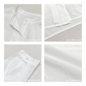 Χαλαρός σχεδιασμός Minimalist Stilish Τυχαίο Χρώμα Στερεά Striped Ελεγχόμενη υπερμεγέθη προσαρμοσμένη 17718 Στρογγυλή μπλούζα