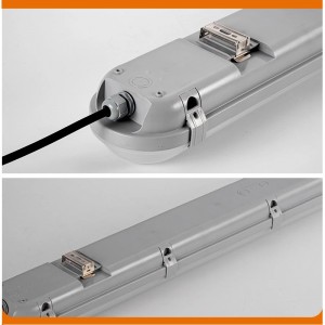 Εργοστάσιο απευθείας πώλησης με επικεφαλής λαμπτήρα ασφαλείας τριών οροφής τύπου λαμπτήρα γκαράζ 125MM Υπόδειγμα 3-ασφαλούς λαμπτ...