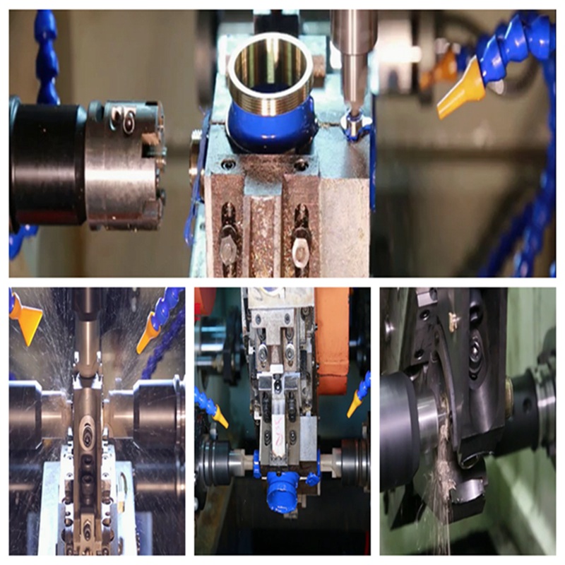 Μηχανή επεξεργασίας πολλαπλών αξόνων για γραμμή παραγωγής βαλβίδας ορείχαλκου