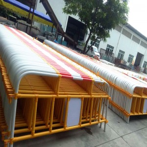 Barrera de tráfico Valla de control de multities Barrera SEPARADOR DE CARRETERA ΕΦΑΡΜΟΣΤΕΟ