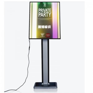 TMJ PP-552 Outdoor Poster Player Stand Picture Snap Frame Floor Stand