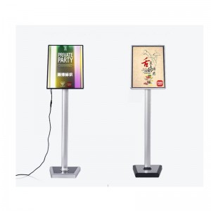 TMJ PP-552 Outdoor Poster Player Stand Picture Snap Frame Floor Stand