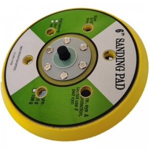 Επιφάνεια στίλβωσης 6 ιντσών για γωνιακό μύλο λείανσης δίσκου στήριξης δίσκου για εξαρτήματα Orbital Sander