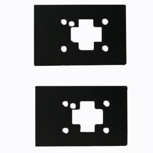 Μονωτικό φύλλο GE-EFR95 επιβραδυντικό φλόγας PC Μονωτικό μονωτικό λάστιχο μαύρο