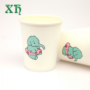 5oz βιοαποικοδομήσιμα χάρτινα φλιτζάνια χάρτινο κύπελλο για νερό