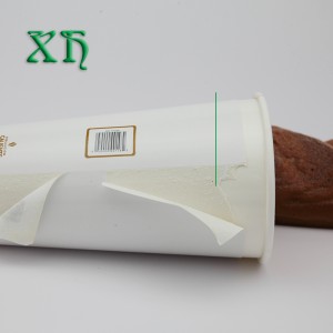 20oz διπλού τοιχώματος μόνωσης μίας χρήσης χάρτινα ποτήρια καφέ