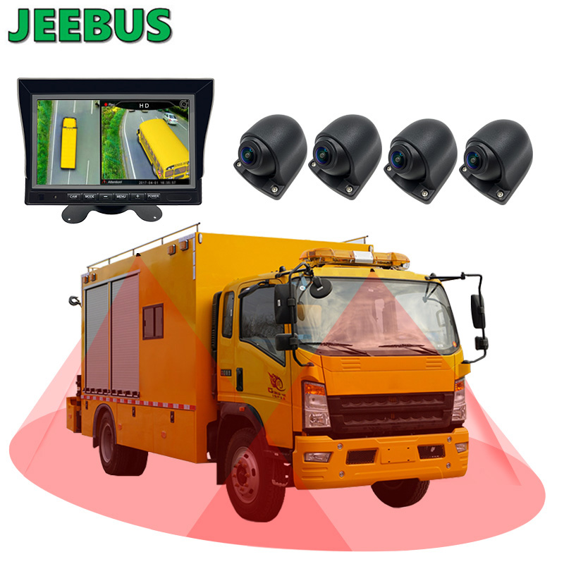 Σύστημα παρακολούθησης κάμερας αυτοκινήτου 3D 360 Degree Birds Eye View για στάθμευση φορτηγού