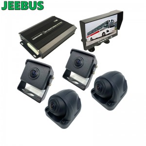 Σύστημα παρακολούθησης Supper HD 3D Car 360 Degree Surround Bird View 4 * 180 Degree Camera for Truck Driving Security Aid