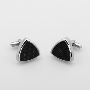 Mens Cufflinks Χειροποίητα Carbon Fiber Cufflinks Sets for Wedding Business