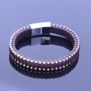 Ράβδος Bracelet Multi-Layer Braded Leather Bracelet with Magnetic class