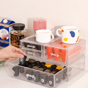 TMJ PP-586 ODM Πίνακας από το επάνω μέρος του καθαρού ακρυλικού nespresso του θαλάμου καφέ