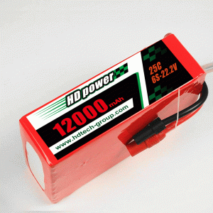 HD POWER 12000mAh 25C 6S 22.2V μπαταρία lipo για UAV