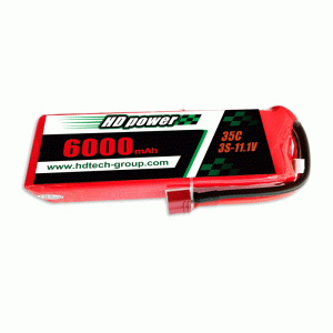 Μπαταρία HD POWER 6000mAh 35C 3S 11.1V