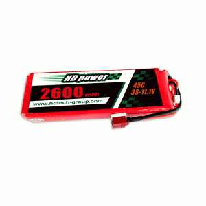HD POWER 2600mAh 45C 3S 11.1V λιποσυσσωρευτής
