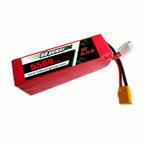 HD POWER 5500mAh 45C 6S 22.2V λιποσυσσωρευτής