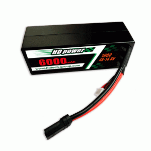 HD POWER 8000mAh 50C 2S 7.4V Σκληρή θήκη RC μπαταρία αυτοκινήτου
