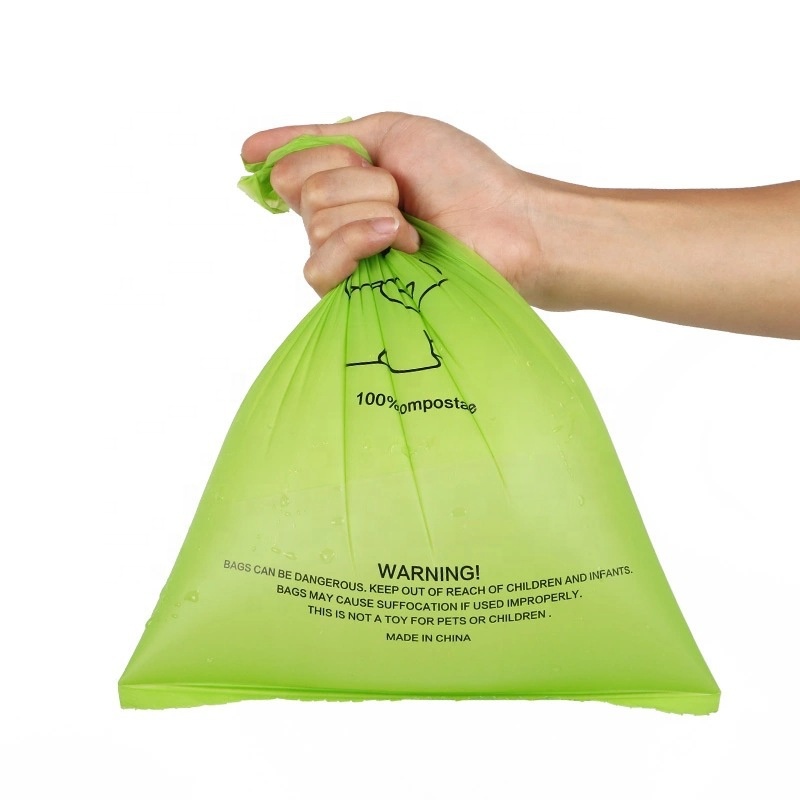 Compostable Disposable Pet Poop Bags Eco Friendly Dog Poop Bags Cornqually Βιοαποικοδομήσιμες σακούλες