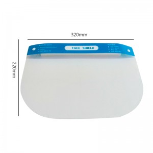 2021 EN 166 Προστασία προσώπου Προστατευτικό προστατευτικό προσώπου Προστατευτικό κάλυμμα προσώπου χωρίς γρατσουνιά