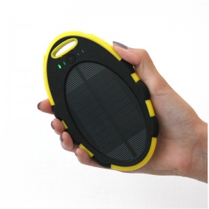 Portable Solar Power Bank 4000mAh Mobile Solar Energy Charger Dual USB Ports