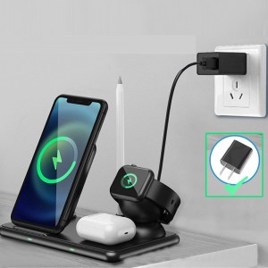 Ασύρματος σταθμός φόρτισης 4 σε 1