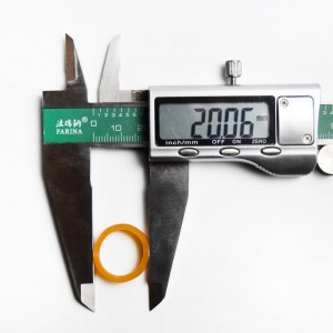 Προσαρμοσμένος κατασκευαστής 08 * 2 κίτρινο διαφανές δακτύλιο ιμάντα καλωδίου δεδομένων κατά της γήρανσης ανθεκτικό σε υψηλές θερ...