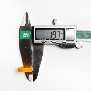 Προσαρμοσμένος κατασκευαστής 08 * 2 κίτρινο διαφανές δακτύλιο ιμάντα καλωδίου δεδομένων κατά της γήρανσης ανθεκτικό σε υψηλές θερ...