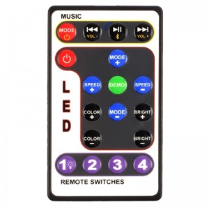 Καυτές πωλήσεις χαμηλότερης τιμής ασύρματο πολυλειτουργικό ασύρματο τηλεχειριστήριο Bluetooth RF τηλεχειριστηρίου