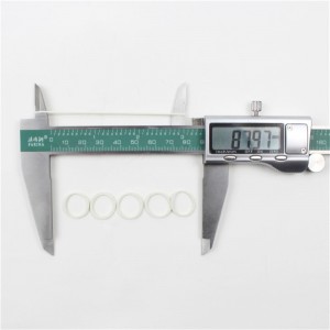 Factoty άμεσες πωλήσεις μίνι λευκές λαστιχένιες ζώνες υψηλής αντοχής ελαστικό δακτύλιο ανθεκτικότητας για δέσμη γραμμών δεδομένων