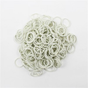 Factoty άμεσες πωλήσεις μίνι λευκές λαστιχένιες ζώνες υψηλής αντοχής ελαστικό δακτύλιο ανθεκτικότητας για δέσμη γραμμών δεδομένων