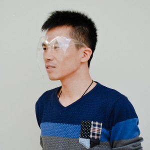 Anti-Fog Ασφάλεια Εξοπλισμός Προσαρμοσμένη Απομόνωση Πλαστικό Blocc Face Shield