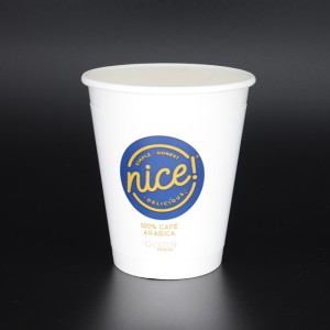 12 \\/ 16oz Διπλό μανίκι μονώνοντας φιλικά προς το περιβάλλον κύπελλα Χαρτί ζεστά και κρύα κύπελλα