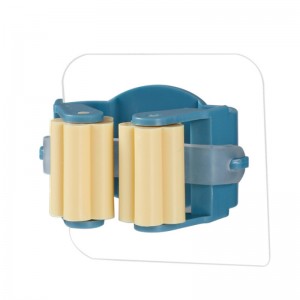 JASON πλαστική επίπεδη επιτοίχια βάση στήριξης σκούπας για επένδυση τοίχου, Νέο ισχυρό, αποσπώμενο κλιπ σφουγγαρίστρας