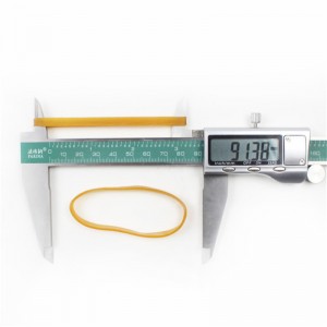 Κατασκευαστής προσαρμοσμένο διευρυμένο κίτρινο διαφανές ανθεκτικό σε υψηλές θερμοκρασίες ανθεκτική στη βιομηχανική λαστιχένι...