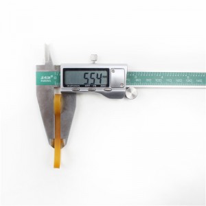 Κατασκευαστής προσαρμοσμένο διευρυμένο κίτρινο διαφανές ανθεκτικό σε υψηλές θερμοκρασίες ανθεκτική στη βιομηχανική λαστιχένι...