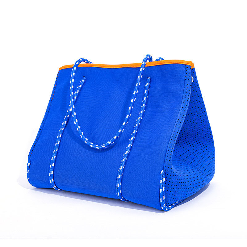 2021 Καυτό πωλητή διάτρητη τσάντα από νεοπρένιο παραλία τσάντα tote τσάντες για γυναίκες