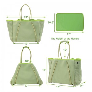 Προσαρμοσμένη εκτύπωση υψηλής ποιότητας γεύμα από νεοπρένιο tote τσάντα εξωτερική πικνίκ μονωμένο δροσερό γεύμα,