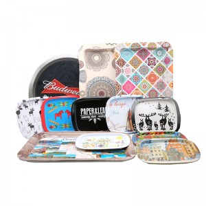 Προσαρμοσμένος δίσκος κασσίτερου ζιζανίων δίσκων Tabaco δίσκος δίσκος δίσκος καπνού δίσκος για χονδρική πώληση