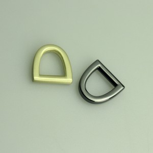 Λαμπερή επένδυση μόδας d πόρπες, δαχτυλίδια D, μεταλλικά αξεσουάρ για τσάντα