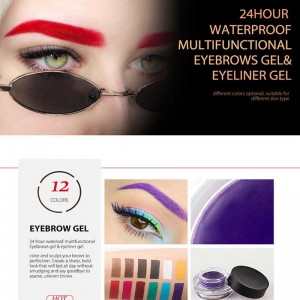 Ιδιωτική ετικέτα σούπερ αδιάβροχη κρέμα φρυδιών