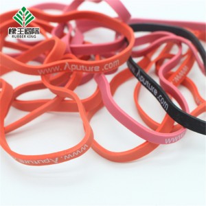 Κατασκευαστές προσαρμοσμένο χρώμα, υψηλή ελαστικότητα, αδιάβροχη και ανθεκτική εκτύπωση διαφημιστικών ταινιών από καουτσούκ