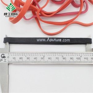 Κατασκευαστές προσαρμοσμένο χρώμα, υψηλή ελαστικότητα, αδιάβροχη και ανθεκτική εκτύπωση διαφημιστικών ταινιών από καουτσούκ