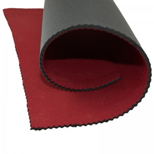 Υφάσματα εξάχνωσης λευκό νεοπρένιο πορτοφόλι μοτοσικλετών SBR καουτσούκ SCR Way Stretch Nylon Spandex ύφασμα από νεοπρένιο πουλόβερ