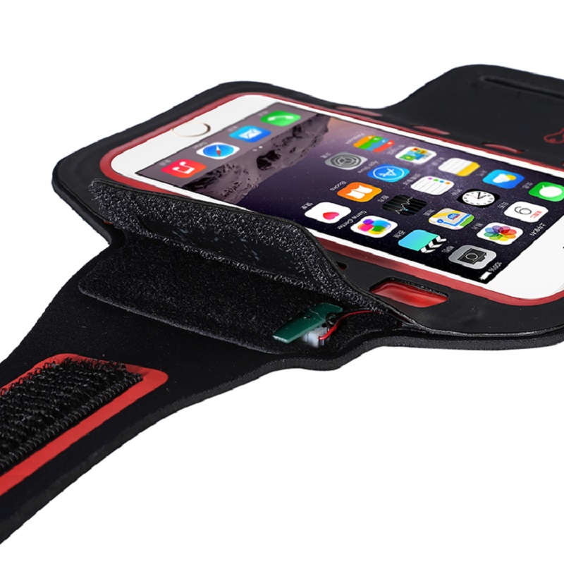 Προσαρμογή του αθλητικού τρέξιμο LED Armband Phone τσάντα