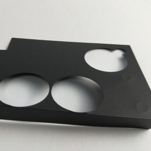 203 * 109 * 0,25mm Μαύρο φύλλο μόνωσης PC, ανθεκτικό στη θερμοκρασία και εύκολο στο κάμψη