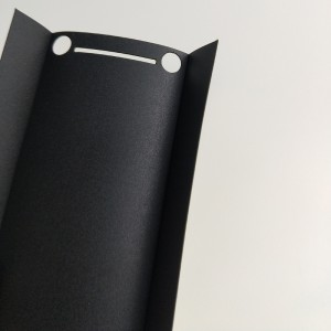 Μαύρο φύλλο μόνωσης PC πίσω μαρα
